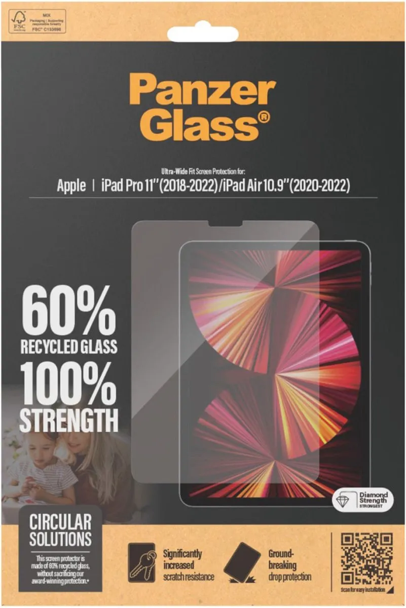 PanzerGlass Ultra-Wide 5715685000980 iPad Screenprotector