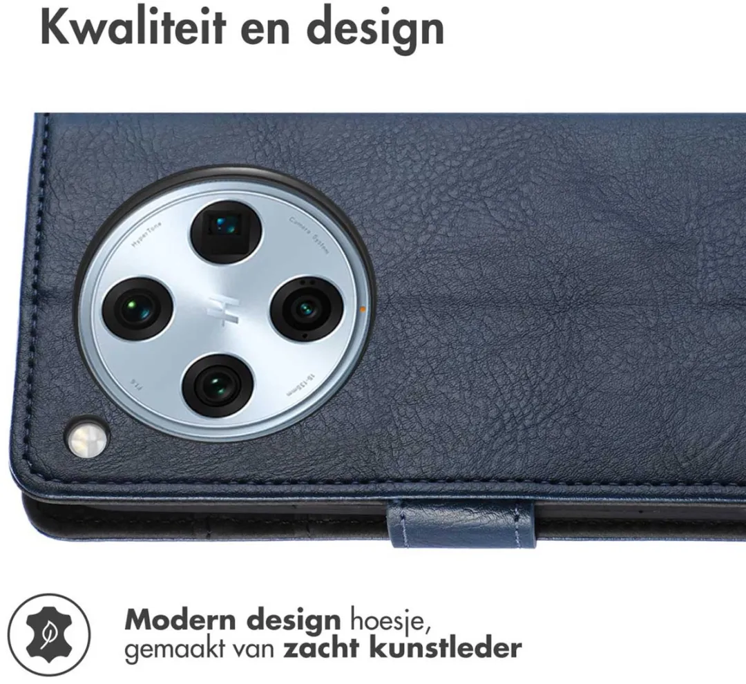 Imoshion Hoesje Oppo Find X8 Pro - 3 Pasjes - Donkerblauw