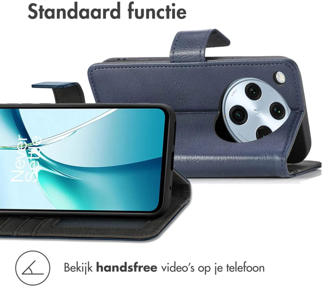 Imoshion Hoesje Oppo Find X8 Pro - 3 Pasjes - Donkerblauw