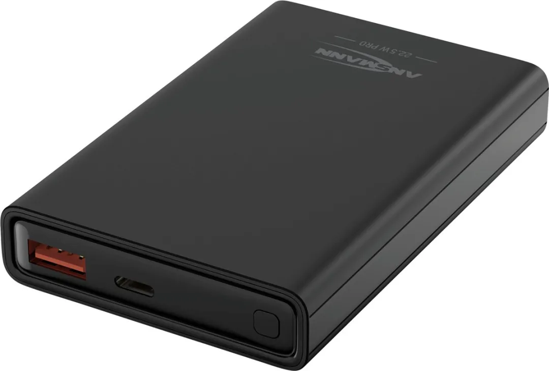 Ansmann PB222PD Powerbank 10000 mAh LiPo USB-A, USB-C Zwart