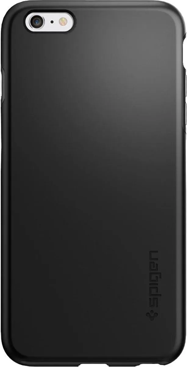 Spigen Thin Fit Hybrid Case iPhone 6s Plus - Zwart - afbeelding 6 van 6