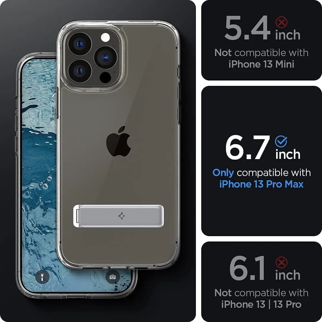 Spigen Ultra Hybrid TPU Hoesje iPhone 13 Pro Max ACS03213 - Transparant