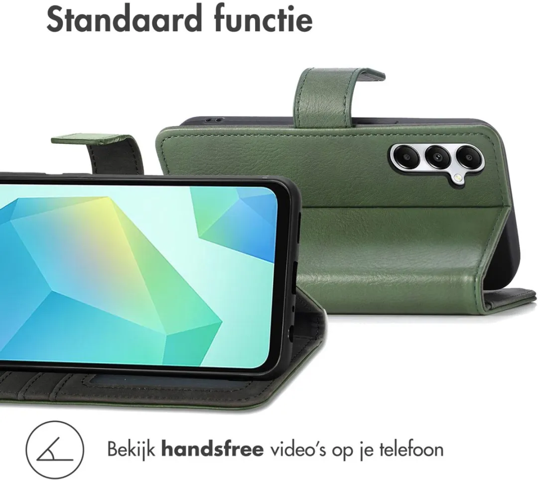 imosHion Hoesje Samsung Galaxy A16 Groen - 3 Pasjes