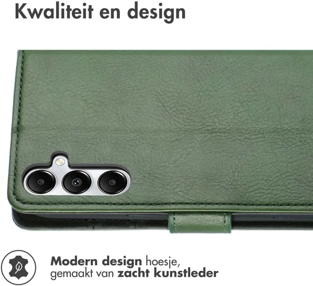imosHion Hoesje Samsung Galaxy A16 Groen - 3 Pasjes