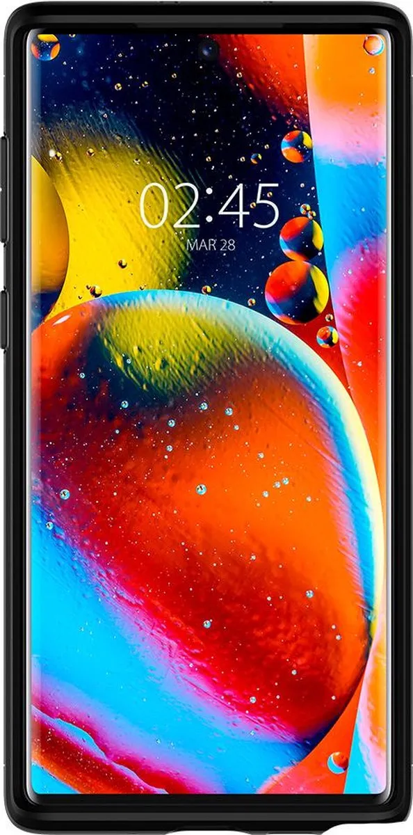 Spigen Slim Armor Card Slot Samsung Galaxy Note 10 - 2 Pasjes - Zwart - afbeelding 6 van 6