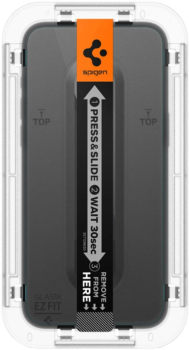 Spigen EZ Fit Glas.tR AGL06894 Screenprotector - iPhone 15 Pro - Privacyglas - 2 Stuks