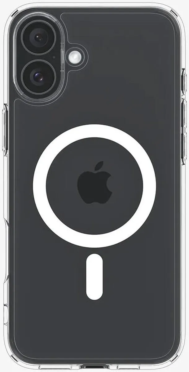 Spigen Ultra Hybrid MagFit iPhone 16 Plus Hoesje - Wit