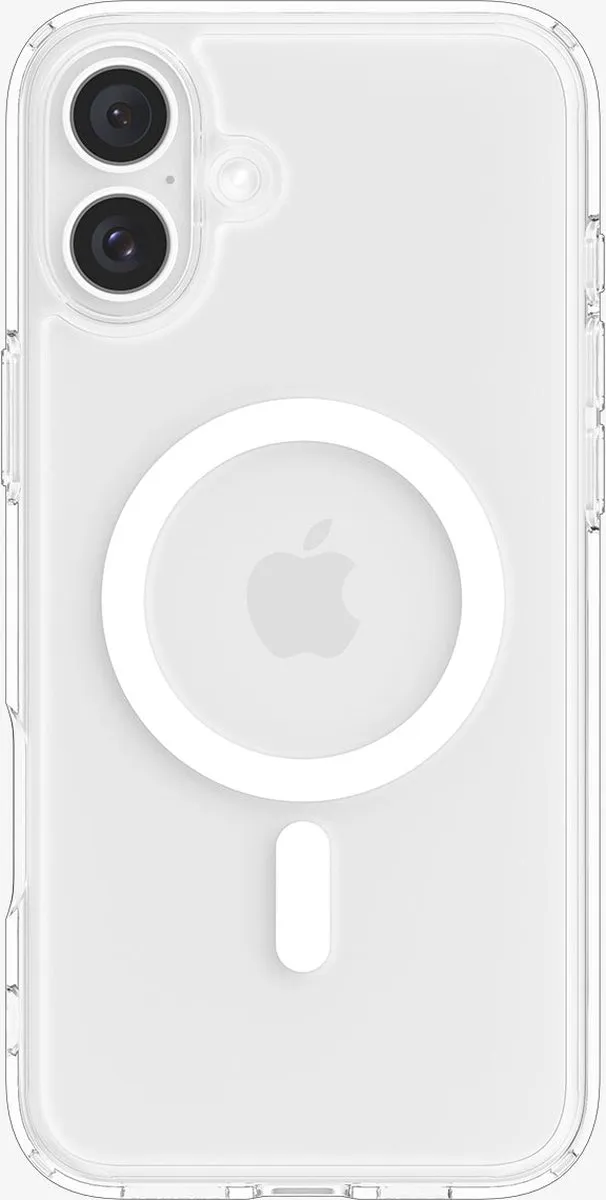 Spigen Ultra Hybrid MagFit iPhone 16 Plus Hoesje - Wit