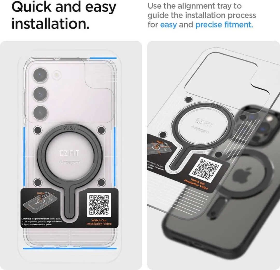 Spigen OneTap Magnetische Ring ACS04701 - Zwart - afbeelding 2 van 6