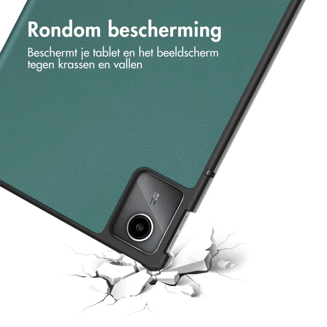 Imoshion SH00072013 Tablethoes - Lenovo Tab M11 - Trifold Bookcase - Donkergroen