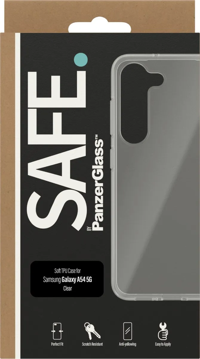 PanzerGlass Hoesje Samsung Galaxy S23 Ultra - Transparant