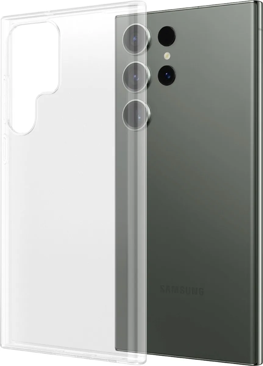PanzerGlass Hoesje Samsung Galaxy S23 Ultra - Transparant