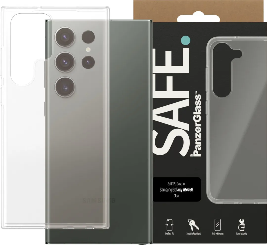 PanzerGlass Hoesje Samsung Galaxy S23 Ultra - Transparant
