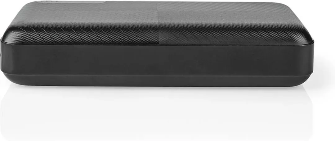 Nedis Powerbank 20000mAh UPBKPD20000BK - 18W - 2x USB - Zwart