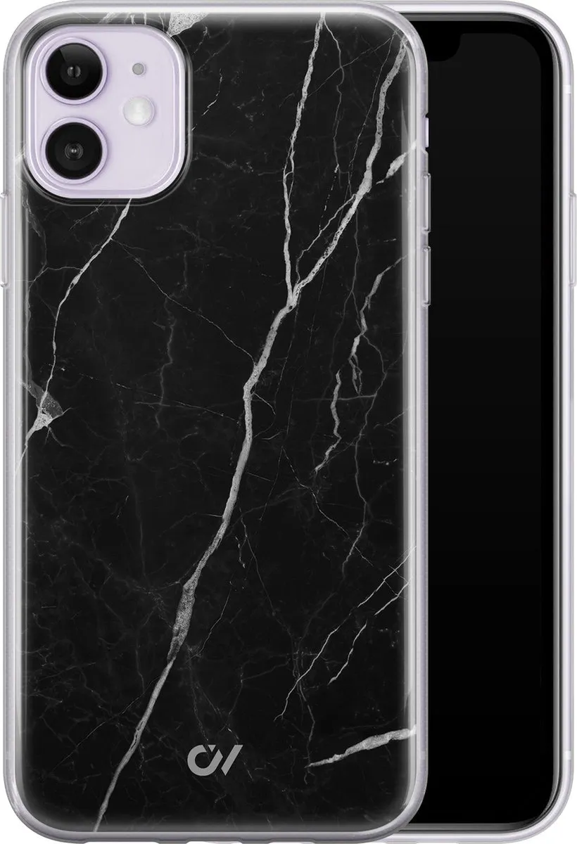 Casevibes Hoesje iPhone 11 A/11/UV/012 - Zwart