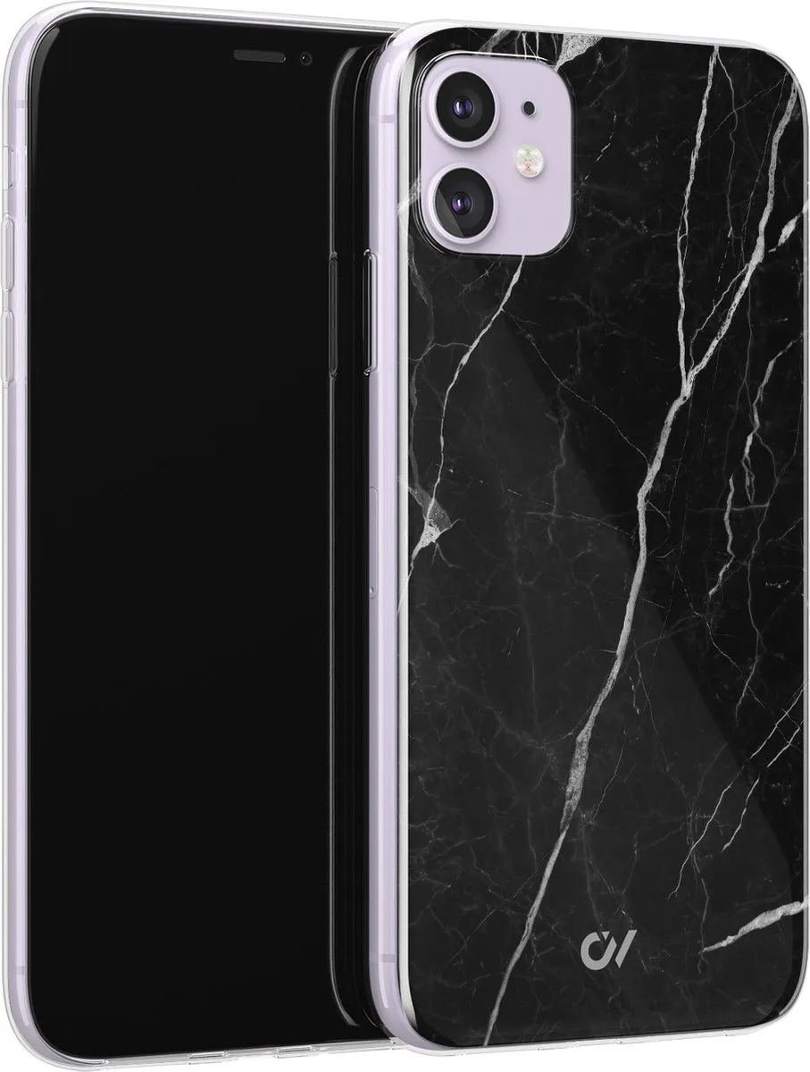 Casevibes Hoesje iPhone 11 A/11/UV/012 - Zwart