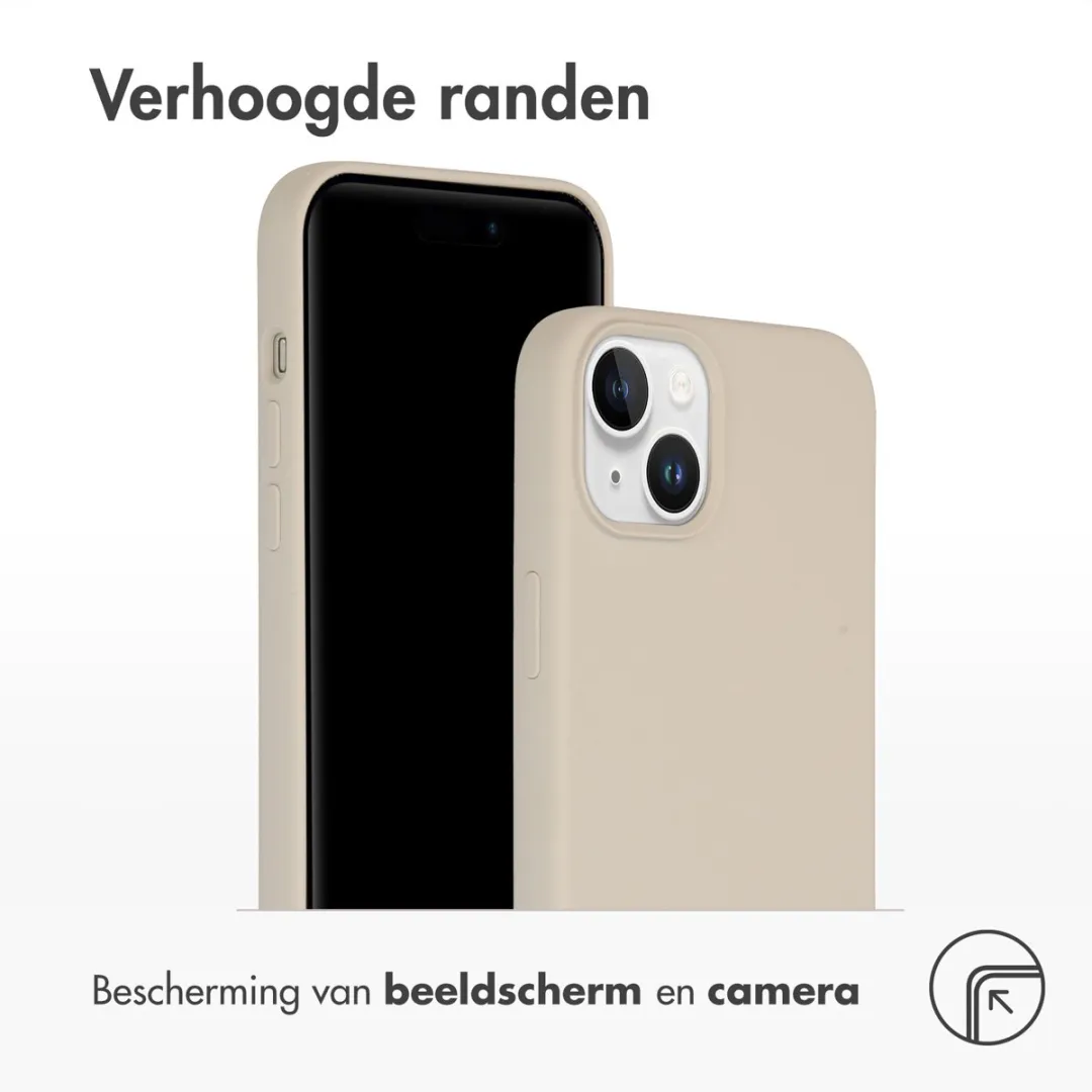 Accezz Hoesje iPhone 15 Plus Stone