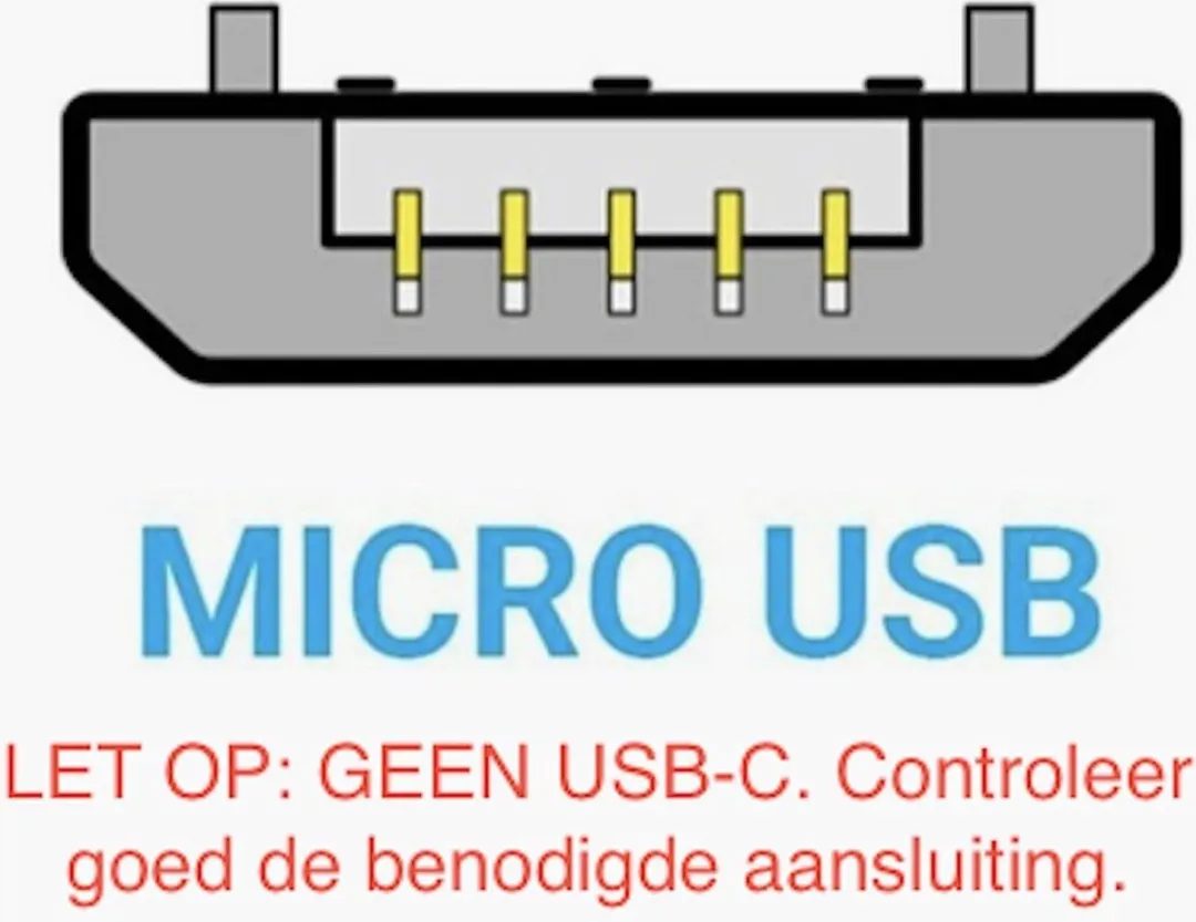 OtterBox Micro-USB Kabel 2m - Zwart