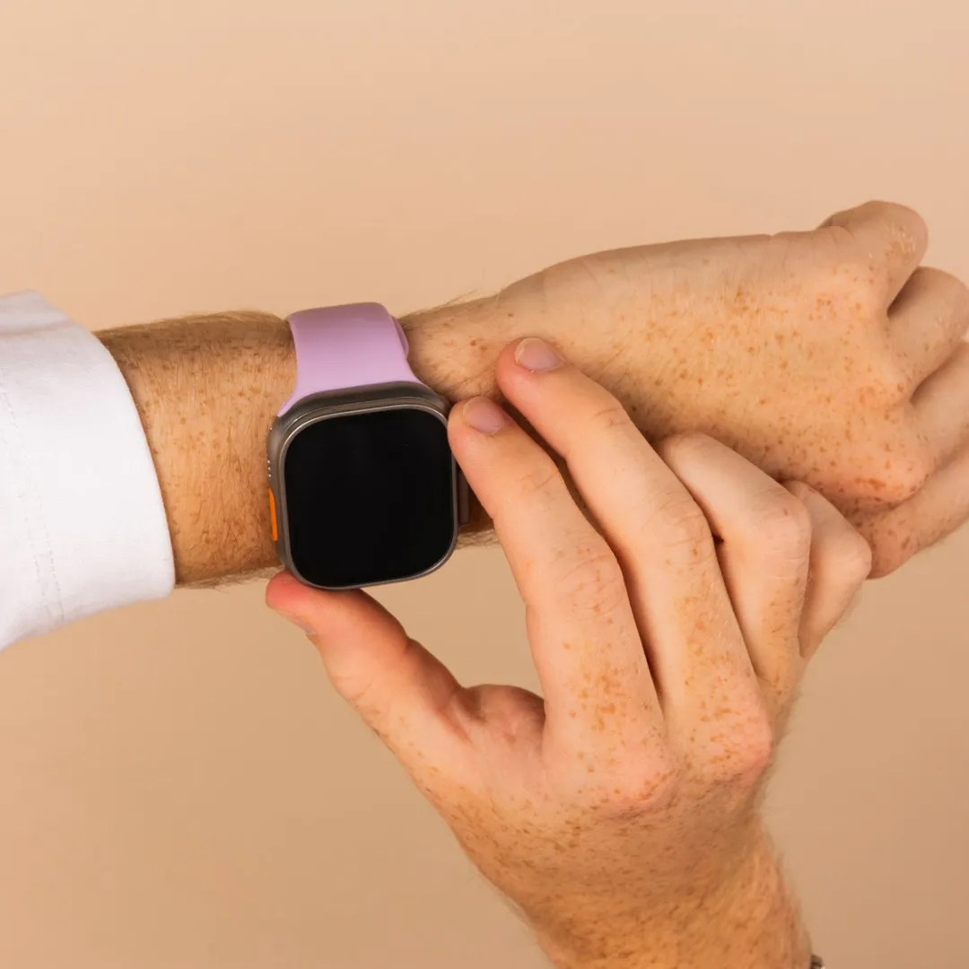 Imoshion Siliconen Bandje Apple Watch 44-49mm - Paars