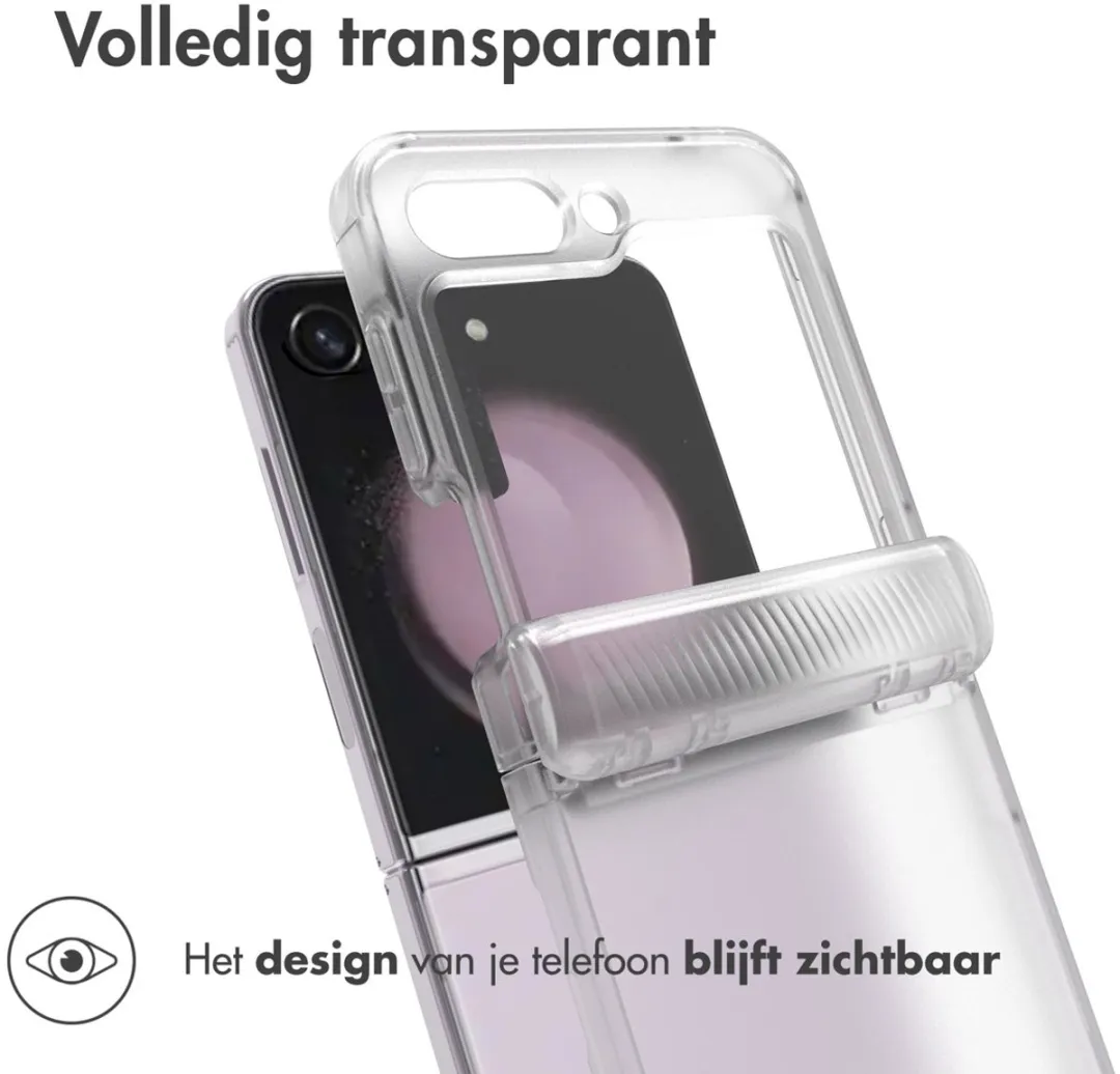 Accezz Xtreme Impact Backcover 2.0 Hoesje - Samsung Galaxy Z Flip 5 - Transparant