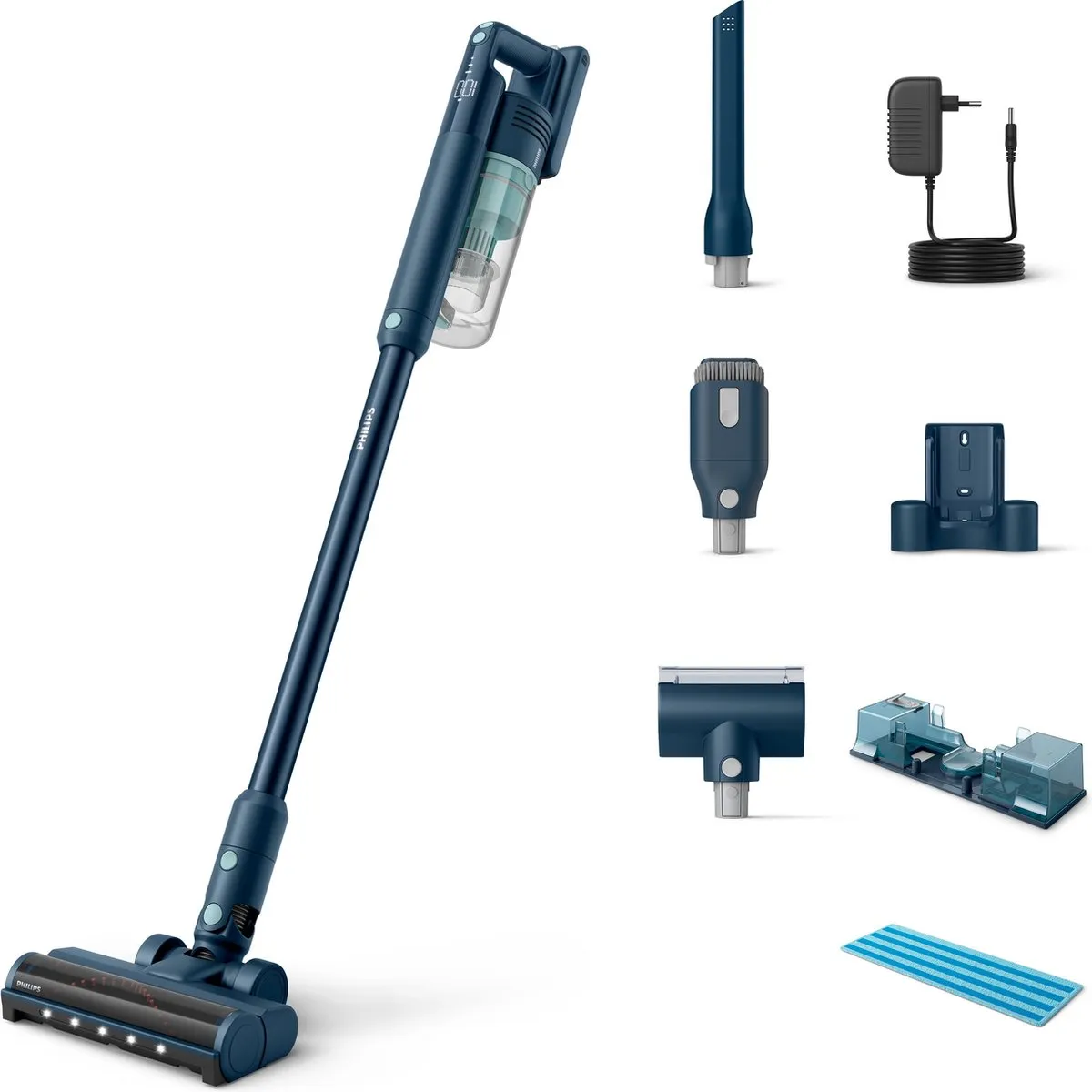 Philips Steelstofzuiger XC5141/01 Dweilfunctie - Grijs