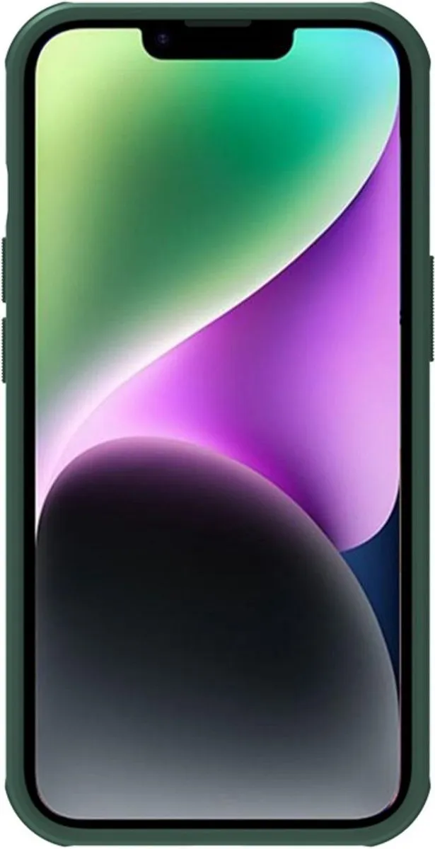 Nillkin Super Frosted Shield Hoesje iPhone 14 Plus - Groen - afbeelding 3 van 6