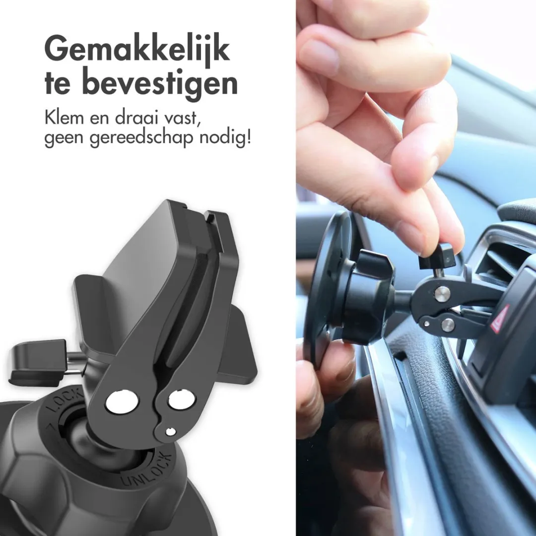 Accezz Telefoonhouder Auto Magnetisch SH00070490 - Zwart - afbeelding 6 van 6