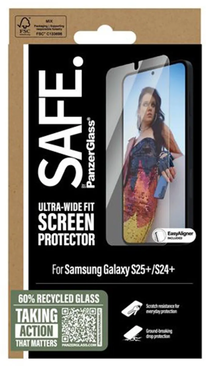 PanzerGlass Screen Protector S24/S25 Plus - Anti-Shock Oleofobisch