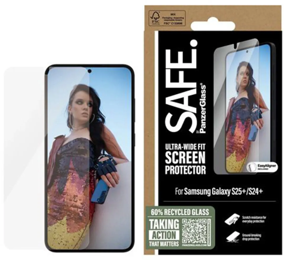PanzerGlass Screen Protector S24/S25 Plus - Anti-Shock Oleofobisch