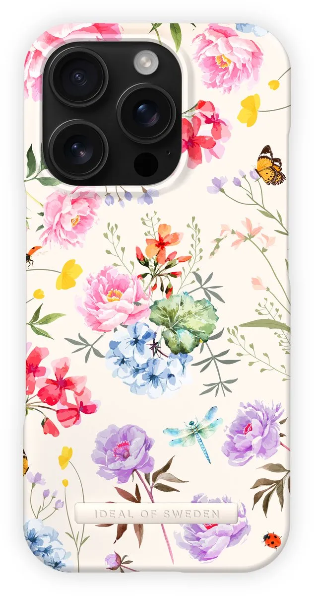 iDeal of Sweden Printed Case geschikt voor Apple iPhone 16 Pro Flower Forever