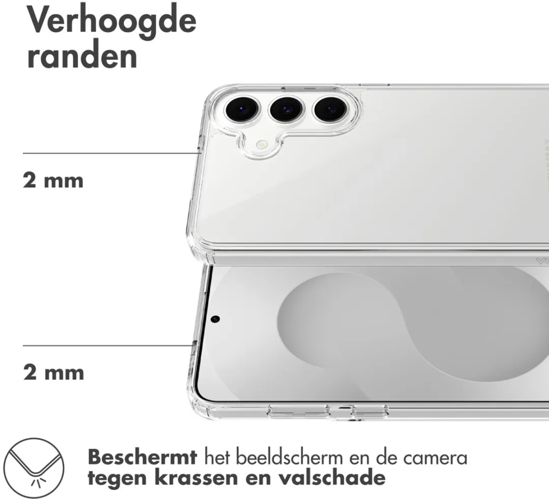 Accezz Xtreme Impact Backcover 2.0 Hoesje - Samsung Galaxy S25 FE - Transparant
