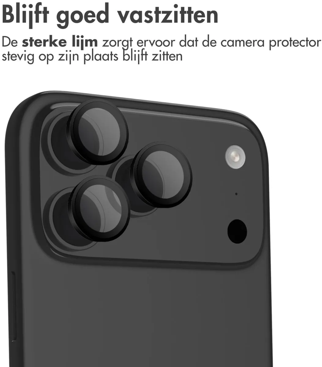 Imoshion Camera Lens Protector SH00086996 - 2 Stuks - Zwart
