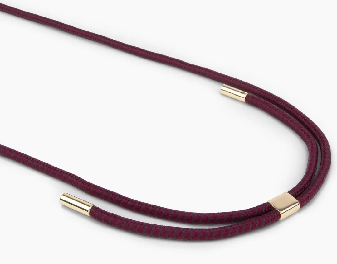 iDeal of Sweden Ordinary Phone Necklace Case iPhone 12 Mini Deep Cherry - IDONCAW21-I2054-323