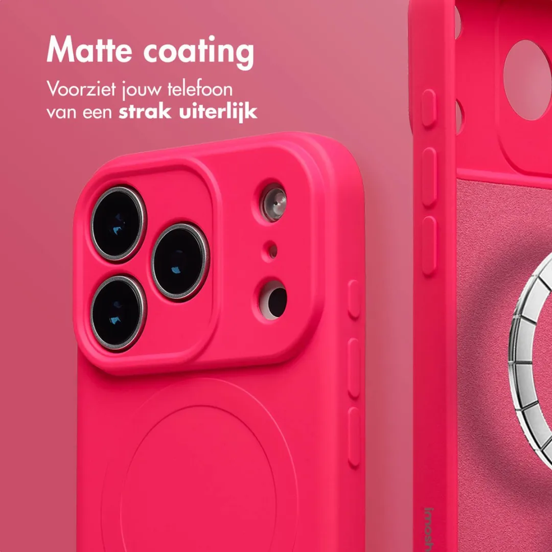 Imoshion iPhone 17 Pro MagSafe Hoesje - Neon Roze