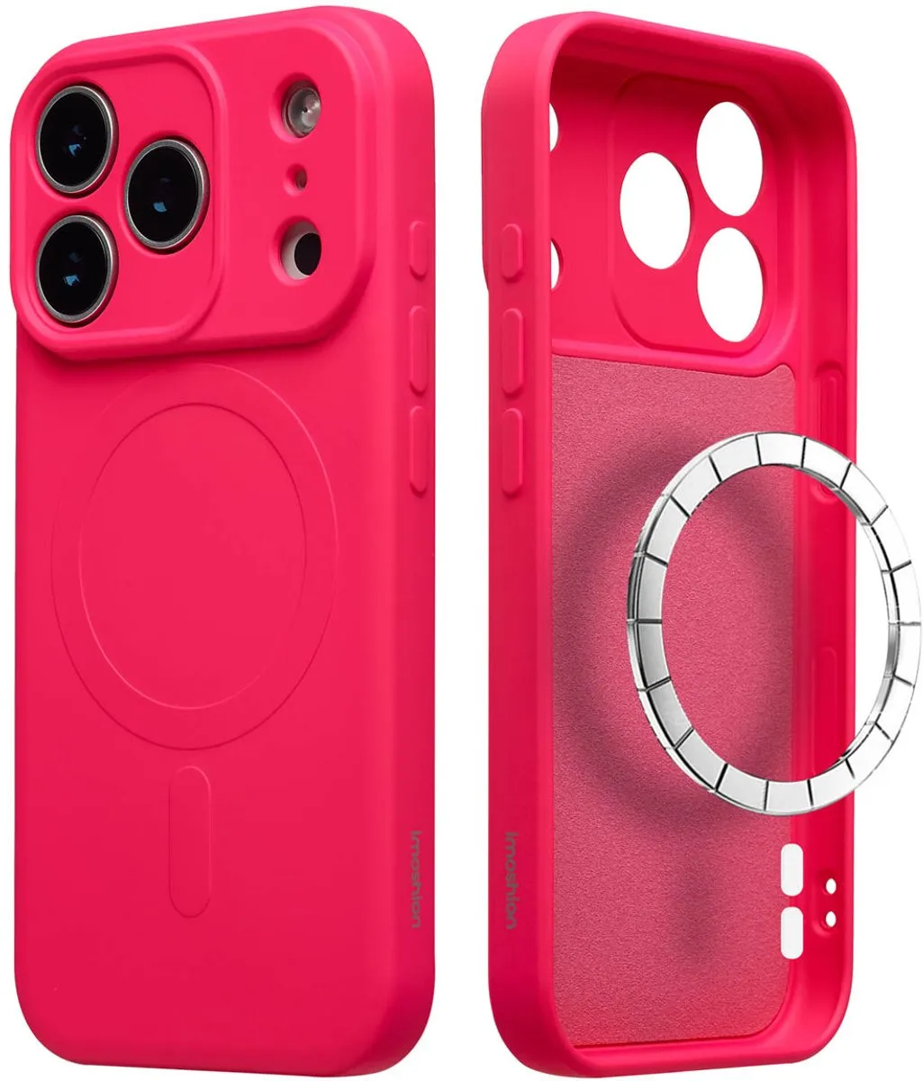 Imoshion iPhone 17 Pro MagSafe Hoesje - Neon Roze