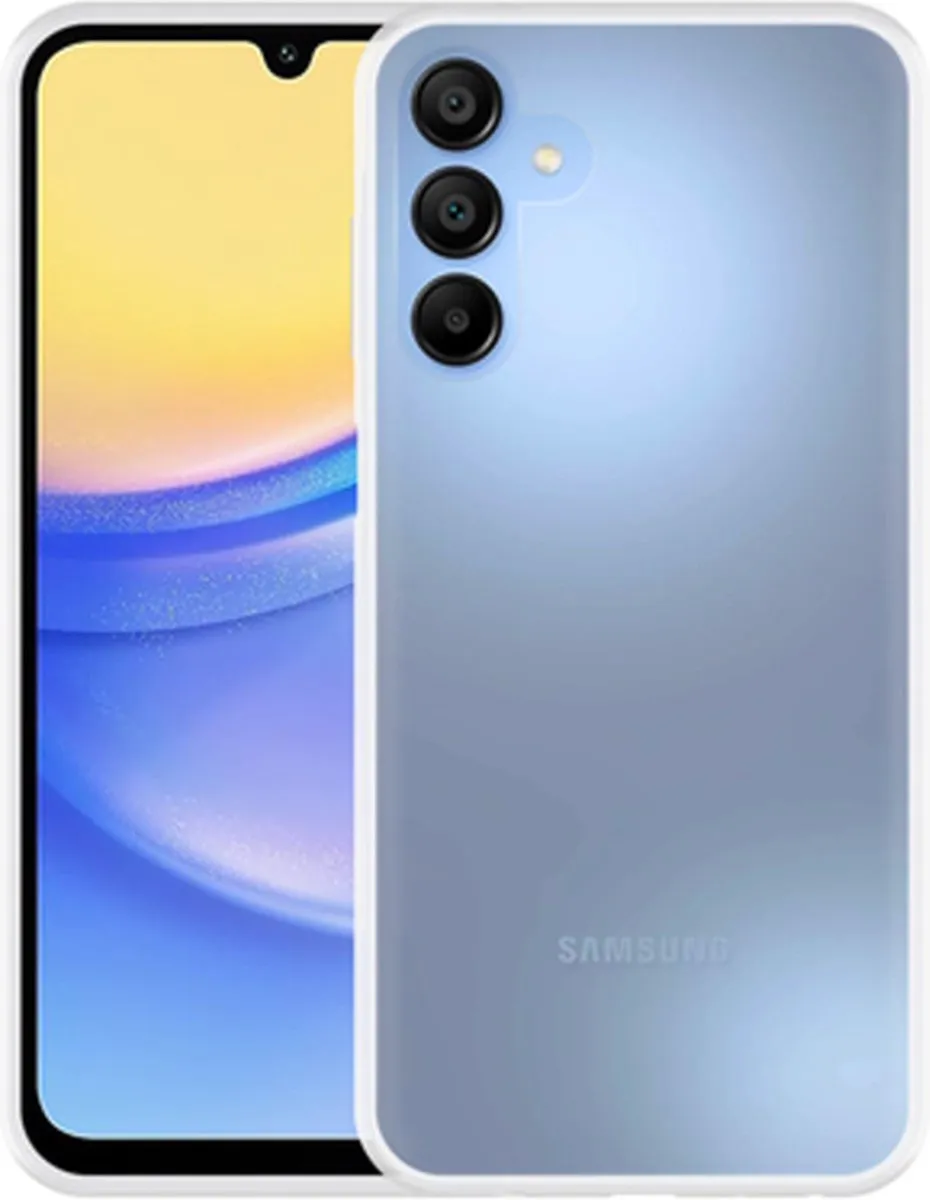 Just in Case Cazy Hoesje Samsung Galaxy A15 - Siliconen - Transparant