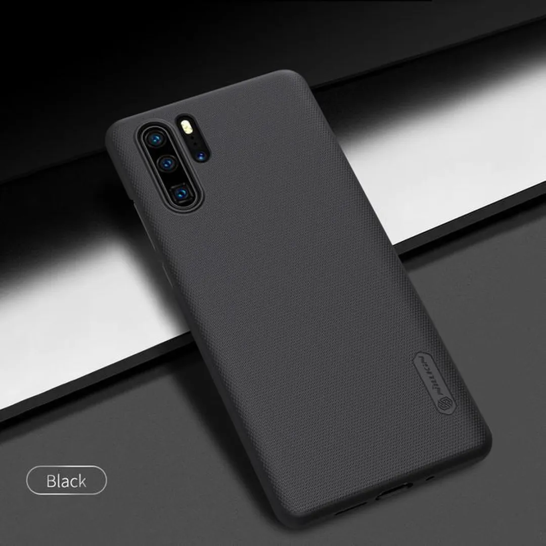 Nillkin Frosted Shield Hoesje Huawei P30 Pro - Zwart