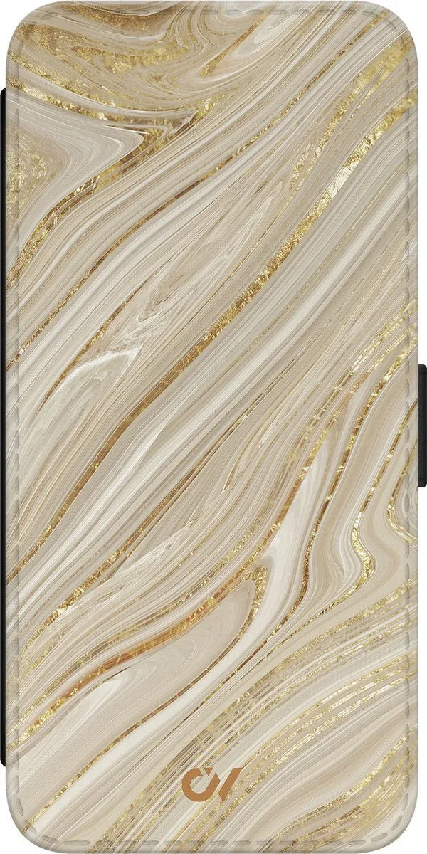 Casevibes Bookcase Hoesje Samsung Galaxy A54 - Goud