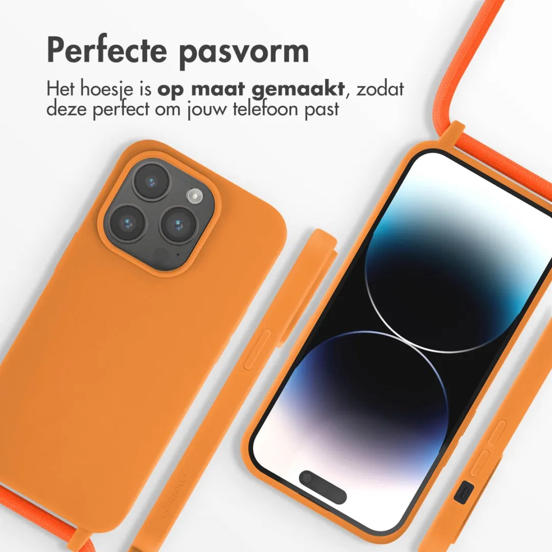 Imoshion Hoesje iPhone 14 Pro - Siliconen Oranje