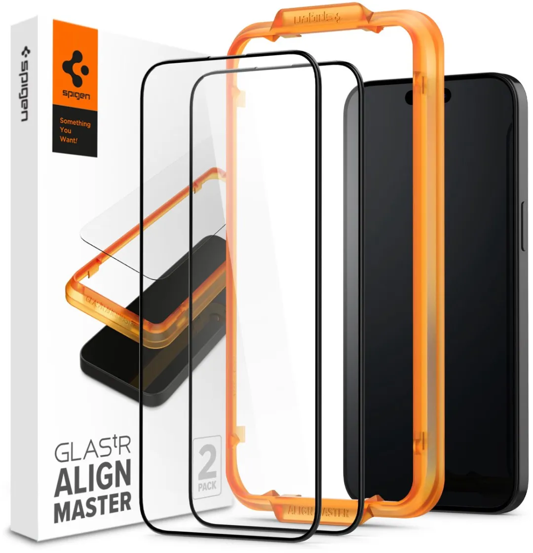 Spigen AlignMaster Full Cover Glas iPhone 15