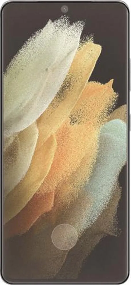 Azuri Curved Tempered Glass Screenprotector Samsung Galaxy S21 Ultra - Zwart