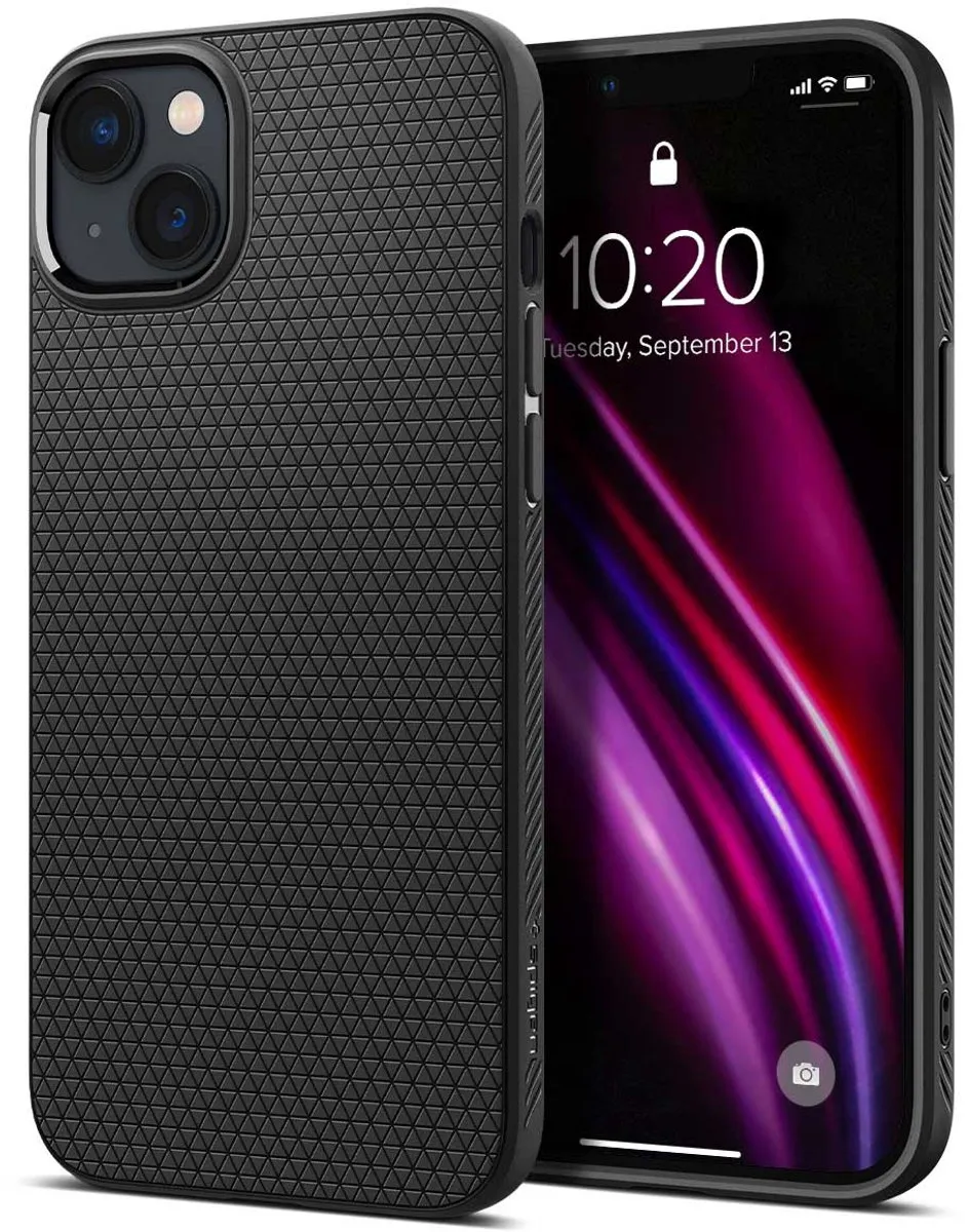 Spigen Liquid Air Case iPhone 14 Pro ACS04957 - Zwart