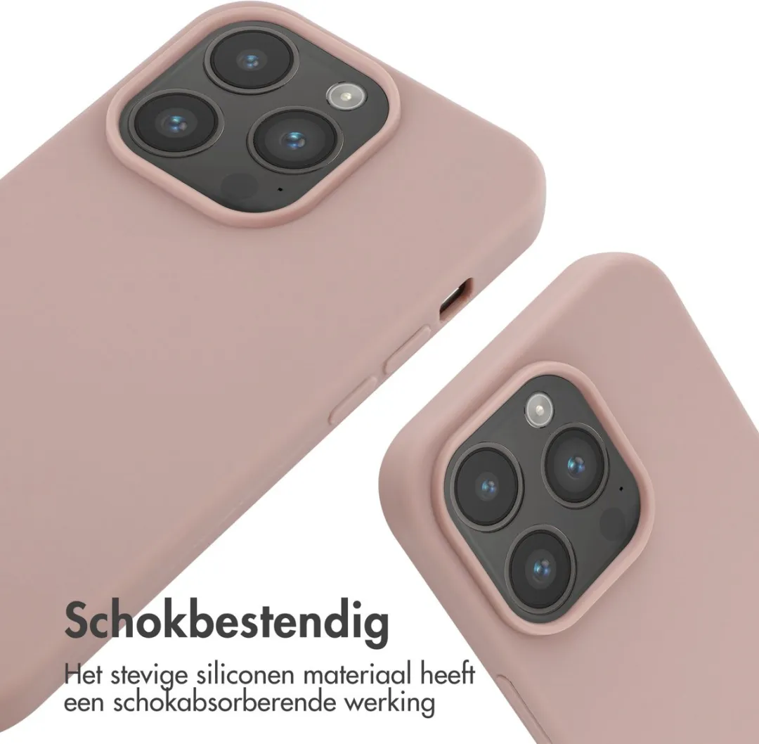 Imoshion Hoesje iPhone 14 Pro - Siliconen - Sand Pink