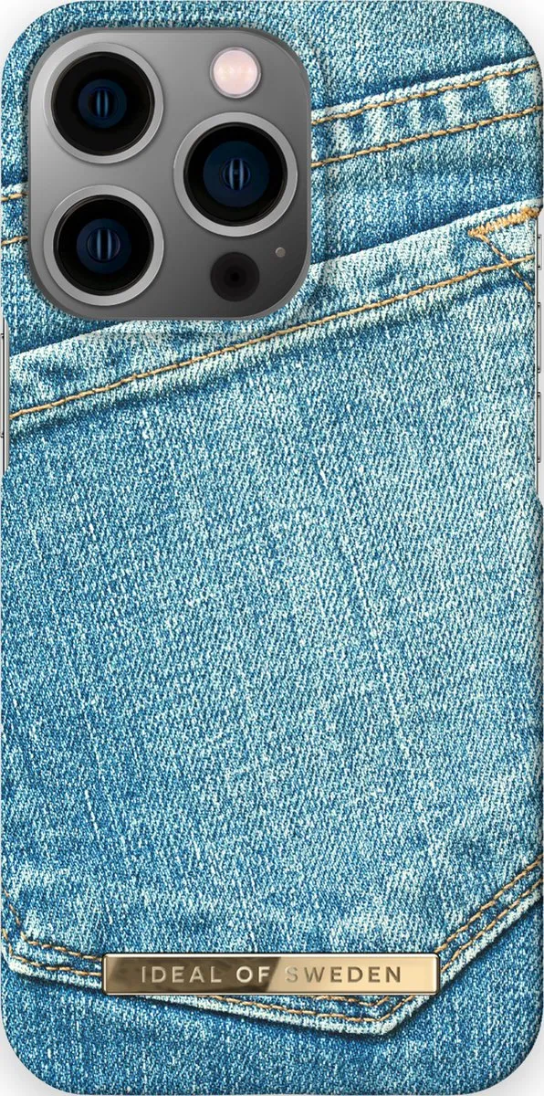 iDeal of Sweden iPhone 13 Pro Hoesje Denim Bliss - afbeelding 2 van 5