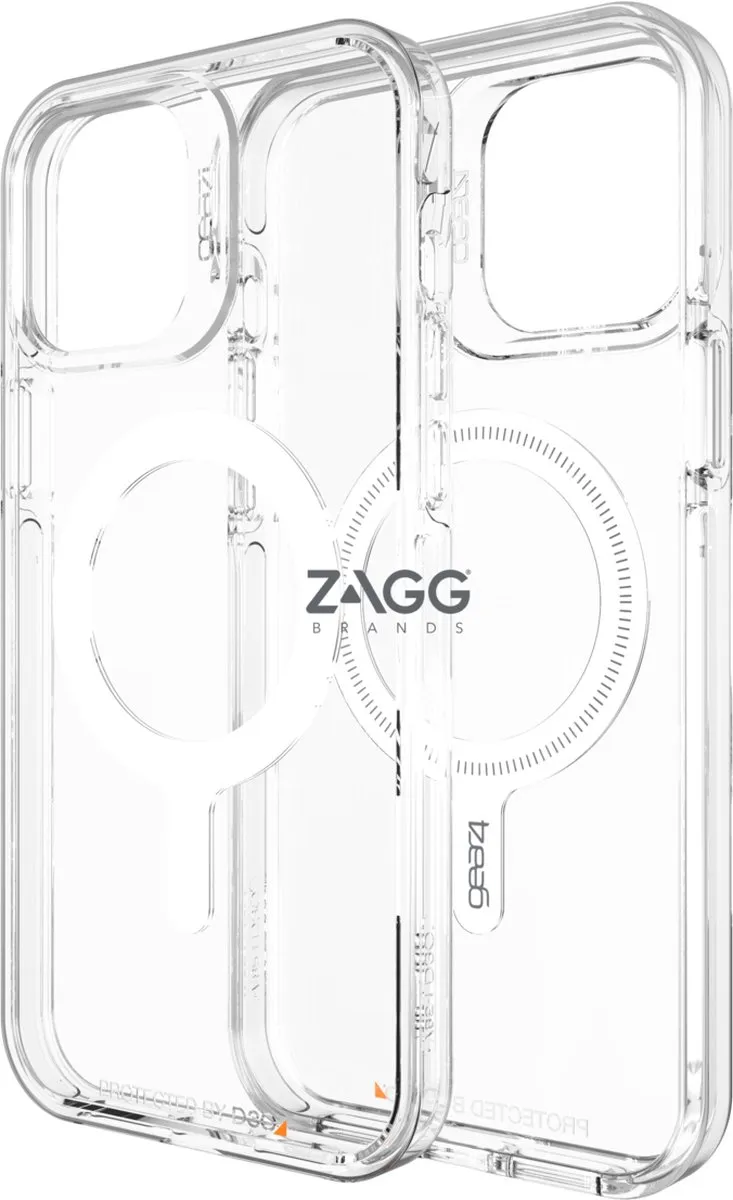 Gear4 Crystal Palace Snap D3O iPhone 12 Pro Max Hoesje - Transparant