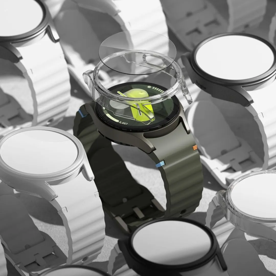 Ringke Slim+Glass Hoesje Galaxy Watch 7 44mm - Zwart