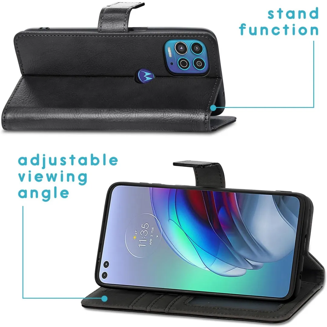 Imoshion Hoesje Motorola Moto G100 - 3 Pasjes - Zwart
