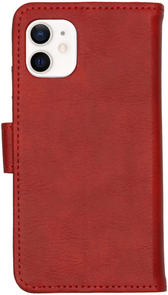 Imoshion Hoesje iPhone 12 Mini - 3 Pasjes - Rood