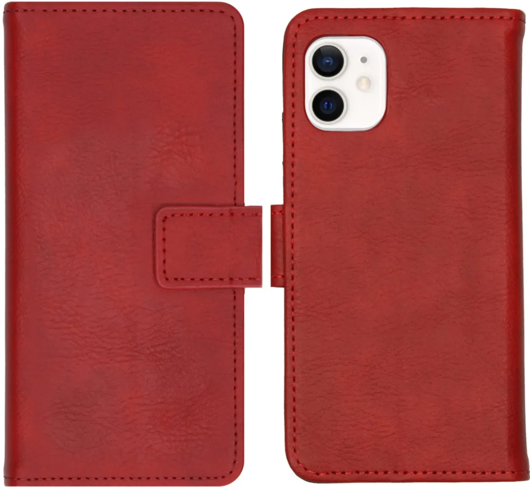 Imoshion Hoesje iPhone 12 Mini - 3 Pasjes - Rood