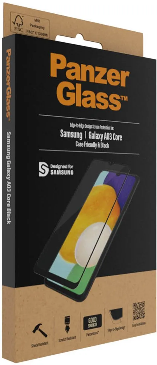 PanzerGlass Screenprotector Samsung Galaxy A13 5G - Zwart